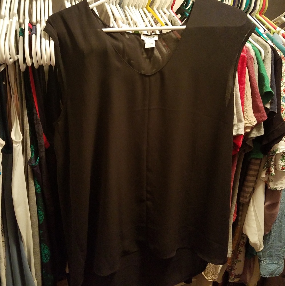 jcrew cap sleeve tank